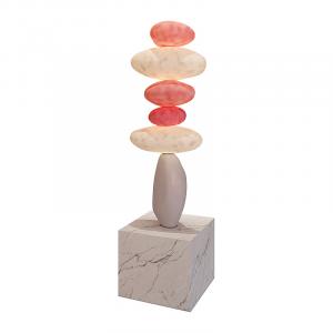 Торшер Division of Enterprises, Stone To Run Floor Lamp - Powder