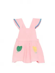 Платье с оборками (набор из двух) Stella McCartney Kids, розовый