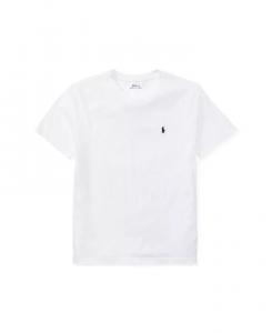 Футболка из хлопкового джерси с v-образным вырезом для Big Boys Polo Ralph Lauren, розовый