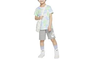 Детская повседневная спортивная одежда Nike, цвет Cyan + gray