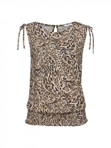 Топ Buffalo Shirt, цвет beige-jeansblau bedruckt