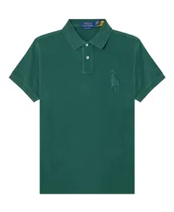 Футболка-Поло с коротким рукавом и логотипом Ralph Lauren, зеленый