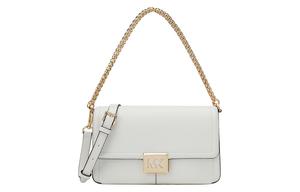 Соня Кожаная Сумка Через Плечо, Средний Размер Женская Белая MICHAEL KORS