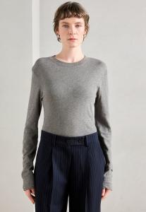 Топ Marc O'Polo Long sleeved top, Warm Granite Melange/Light Grey