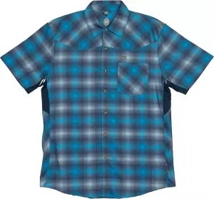 Мужская рубашка Club Ride New West Original с жемчужными кнопками Ride, цвет Blue Tones