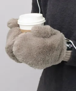 Женские меховые варежки Kangol