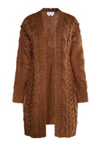 Вязаный кардиган usha WHITE LABEL, коричневый