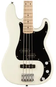 Бас-гитара Squier Affinity PBASS PJ с грифом из клена, цвет Olympic White, без чехла