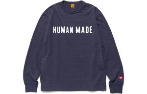 Классическая футболка с длинным рукавом HUMAN MADE, синий