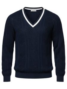 Ombre Свитер 'OM-SWSW-0151' в темно-синем цвете