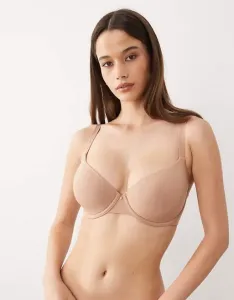 Бежевый формованный бюстгальтер-футболка ASOS DESIGN Fuller Bust
