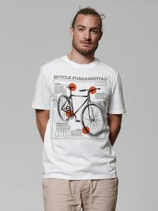 Футболка wat? Apparel T-Shirt Fahrrad Grundlagen, белый