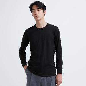 Футболка Uniqlo Heattech Ultra Warm, черный