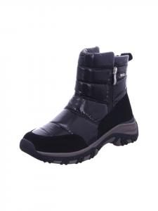 Зимние ботильоны с черным гребнем Caprice