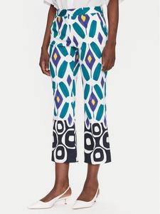 Брюки прямого кроя Asterisco 542057 Luisa Spagnoli, синий