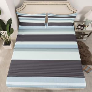 Erosebridal Комплект постельного белья Black and Blue Patchwork с геометрическим орнаментом и двумя наволочками, Multi 17