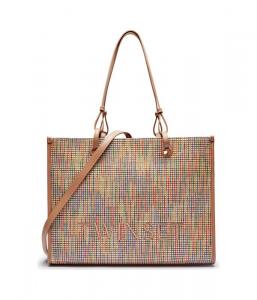 Сумка шоппер Twin-Set текстильная, мультиколор