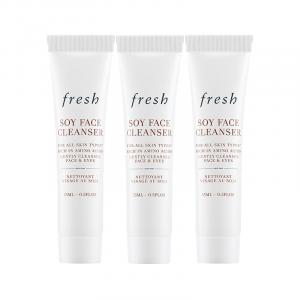 FULEISHI набор пробников очищающего средства с экстрактом сои гель для снятия макияжа очищение 15мл/20мл*3/20мл*2 Fresh