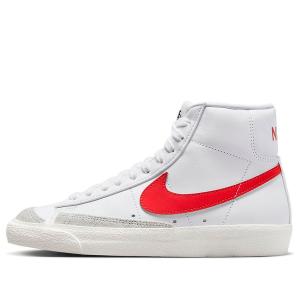 Кроссовки blazer '77 vintage mid 'habanero red' Nike, белый