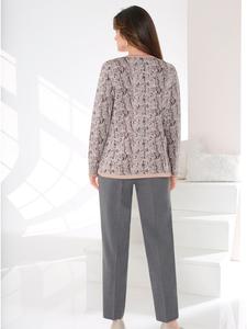 Брюки светло-серого меланжа come on