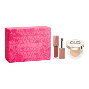 Глянцевая помада-крем Air Cushion для макияжа, легко растушевывается, прозрачная, 12г+6,5мл Valentino