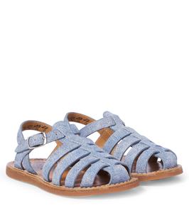 Сандалии из кожи Plage-Stitch Dad Pom d'Api, Velours - Alfa Jeans