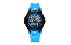 Disney Часы Electronic Movement Rubber Strap Watch Men's Watch Black Dial