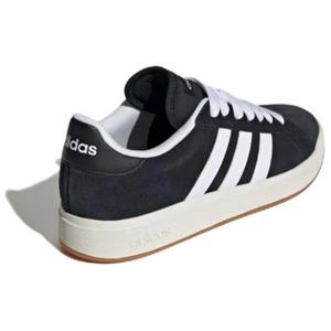 Adidas Grand Court Base 00s Core Black Cloud White Gum, черно-белый