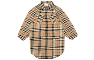 Детское платье Burberry Kids, цвет Khaki
