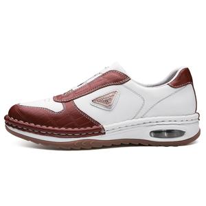 CKVUSAMG Низкие повседневные мужские туфли бело-коричневые, цвет White Brown