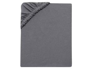 Простыня Zollner антрацит, 180/200 см