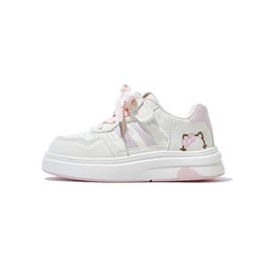 Низкие кеды для скейтбординга детские PSY, бежевый/розовый