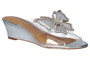 Туфли J. Renee Harita, Clear/Silver