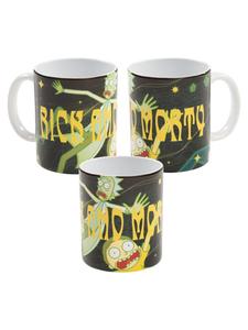 Кружка-телепорт Рик и Морти, кофейная, 320 мл, черная Rick and Morty