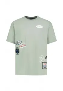 Футболка с принтом в виде нашивки mit Sublevel, Light-Green