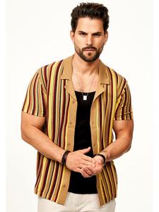 Рубашка-поло SOULSTAR, коричневый