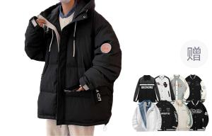 MONTVOO Унисекс пуховик, Black[Comes with Jacket]