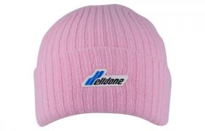 WE11DONE Вязаная шапка унисекс розовая, Pink