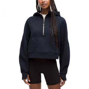 Свитшот серии Scuba для женщин Lululemon, синий/золото