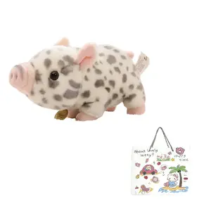 Плюшевая игрушка поросенок плюшевая кукла высота 26cm MIANHUIYI