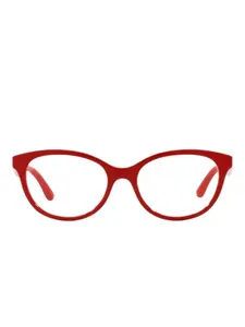 Очки в овальной оправе DOLCE & GABBANA, красный