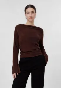 Блузка с драпировкой на спине Anna Field, Chocolate