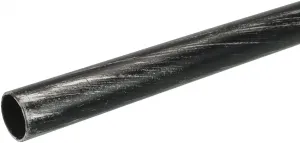 Карниз Liedeco "труба для штор, стильная трубка, карниз 16 мм "Esperanca", 1 направляющая, фиксированный размер 160 см, Ø1,6 мм, серебристый/черный