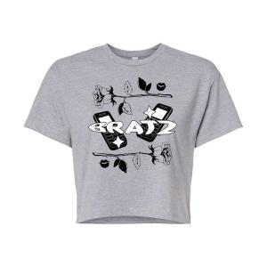 Укороченная футболка с логотипом Bratz Y2K для юниоров Licensed Character, серый