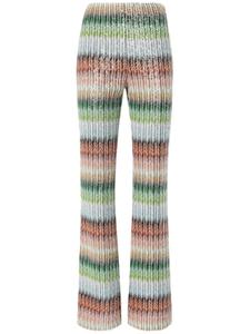 Missoni прямые брюки с узором зигзаг, мультиколор
