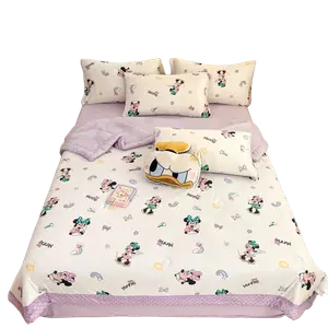 Sanrio Охлаждающее шелковистое летнее одеяло с охлаждающим эффектом, машинная стирка, синтетическое волокно