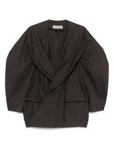 Широкая куртка Issey Miyake, коричневый