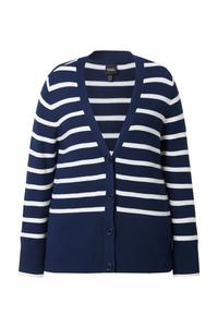 Ulla Popken Вязаный кардиган в морском синем