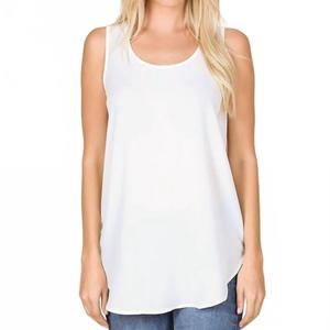 Тканый топ с круглым вырезом цвета слоновой кости Zenana, слоновая кость