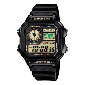 Часы CASIO G Shock Waterproof Mens Black Digital, черный